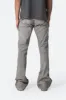 D519 Zipper Flare Denim - Grey sold by MNML