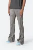 D519 Zipper Flare Denim - Grey sold by MNML