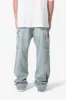 Ultra Baggy Flame Denim - Blue sold by MNML