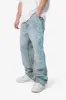 Ultra Baggy Flame Denim - Blue sold by MNML