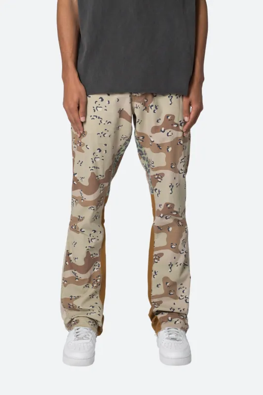 B493 Flare Denim - Desert Camo sold by MNML