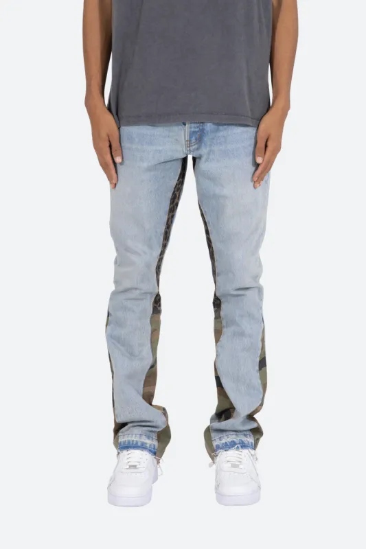 B126 Flare Denim - Blue sold by MNML