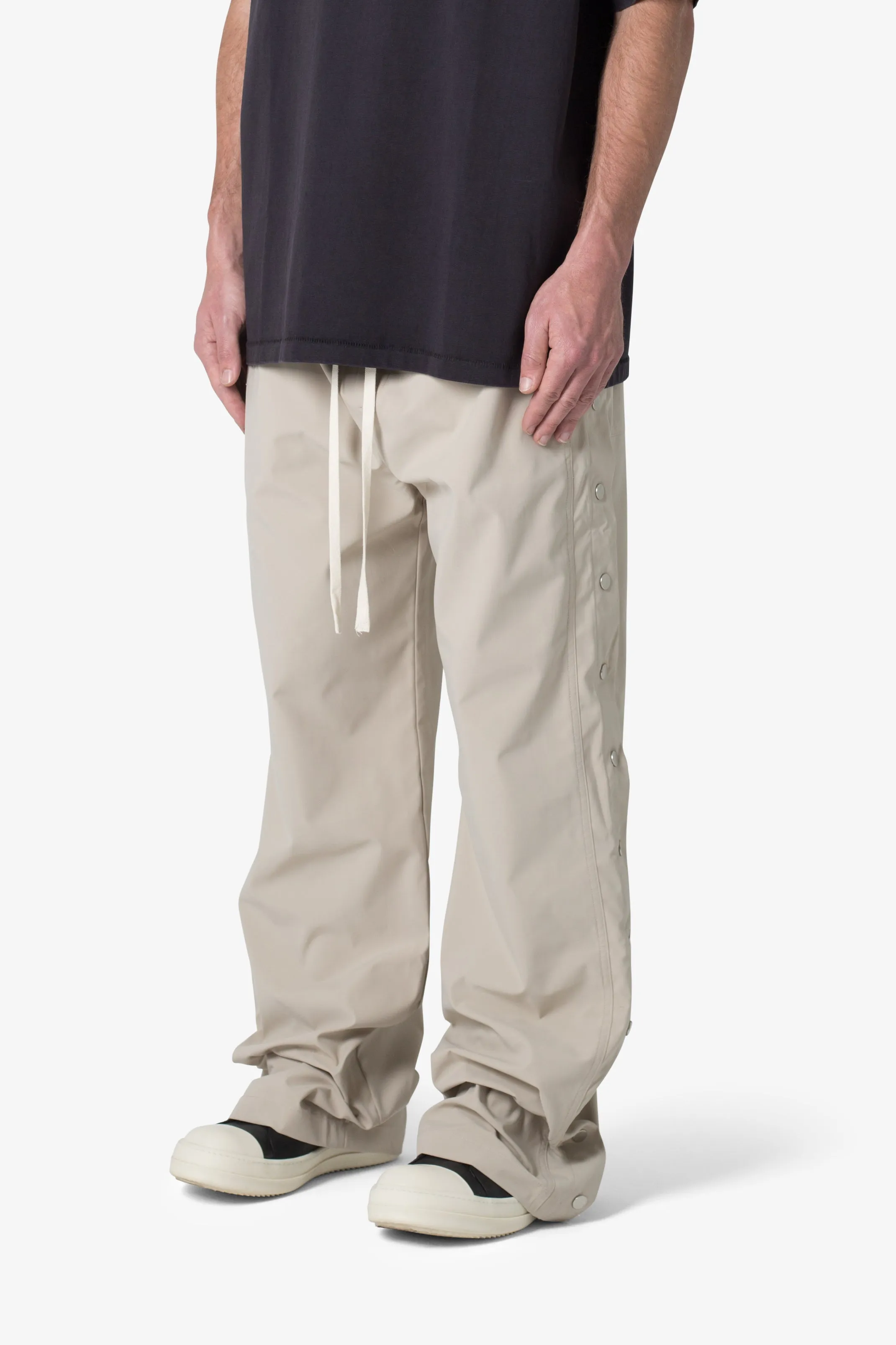 Side Snap Nylon Pants - Tan sold by MNML product image thumbnail 4