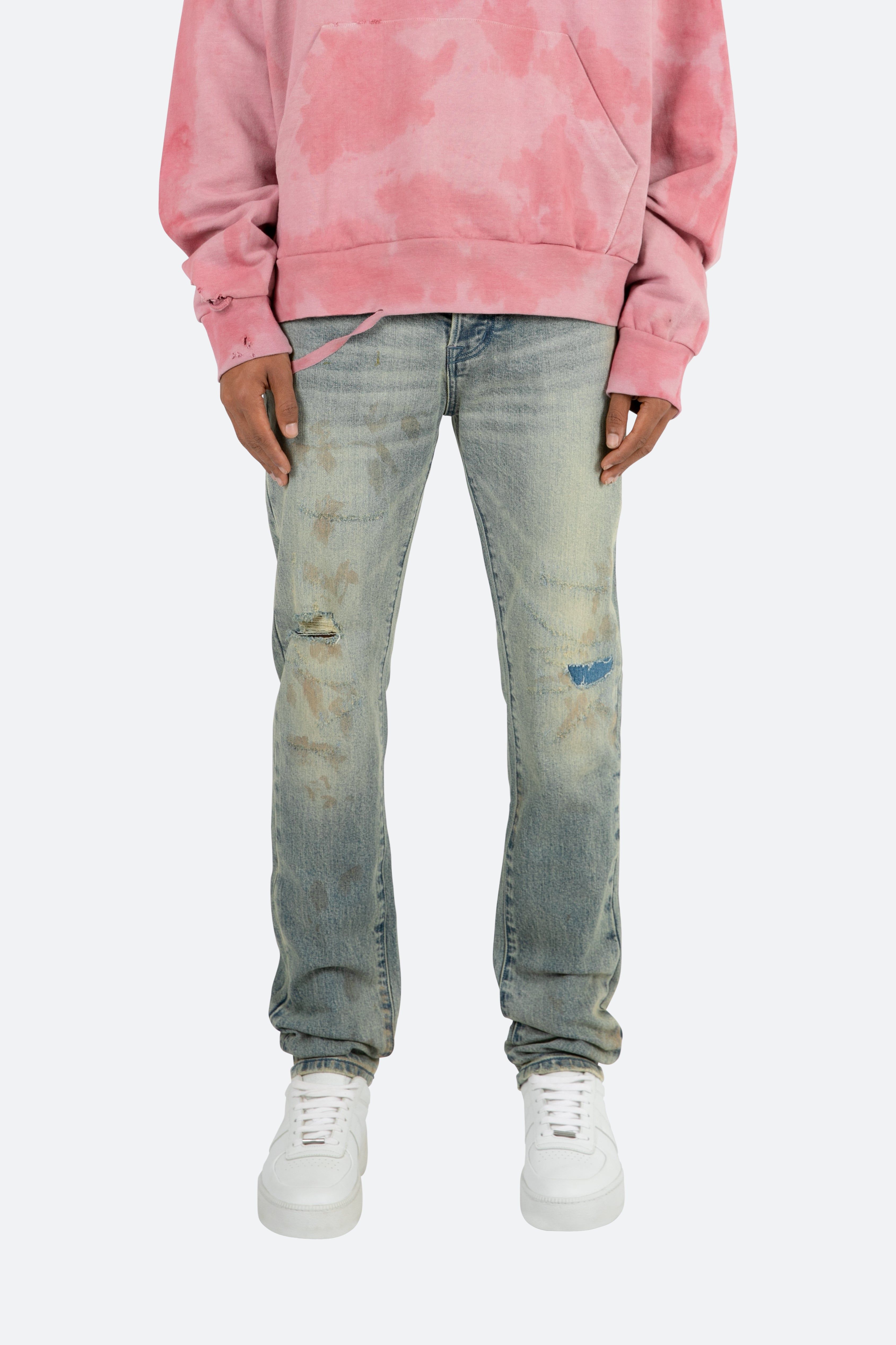 D454 Straight Denim - Blue sold by MNML