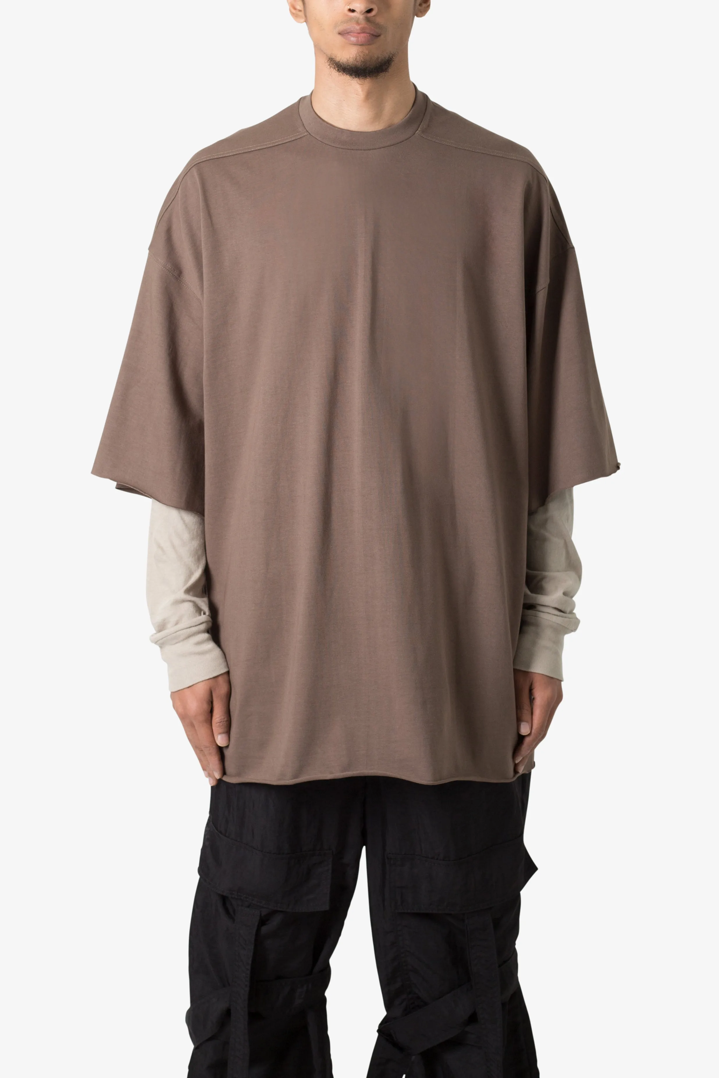 Bat Wing Tee - Chocolate sold by MNML product image thumbnail 2