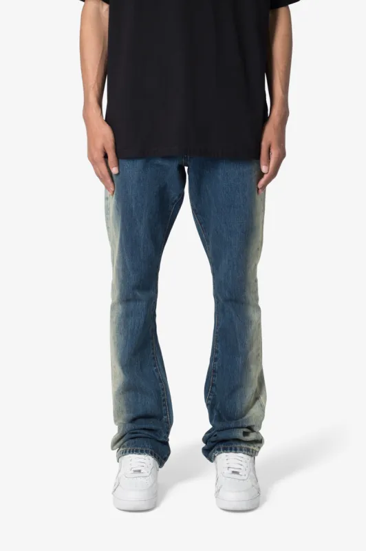 B674 Spray Flared Denim - Blue sold by MNML