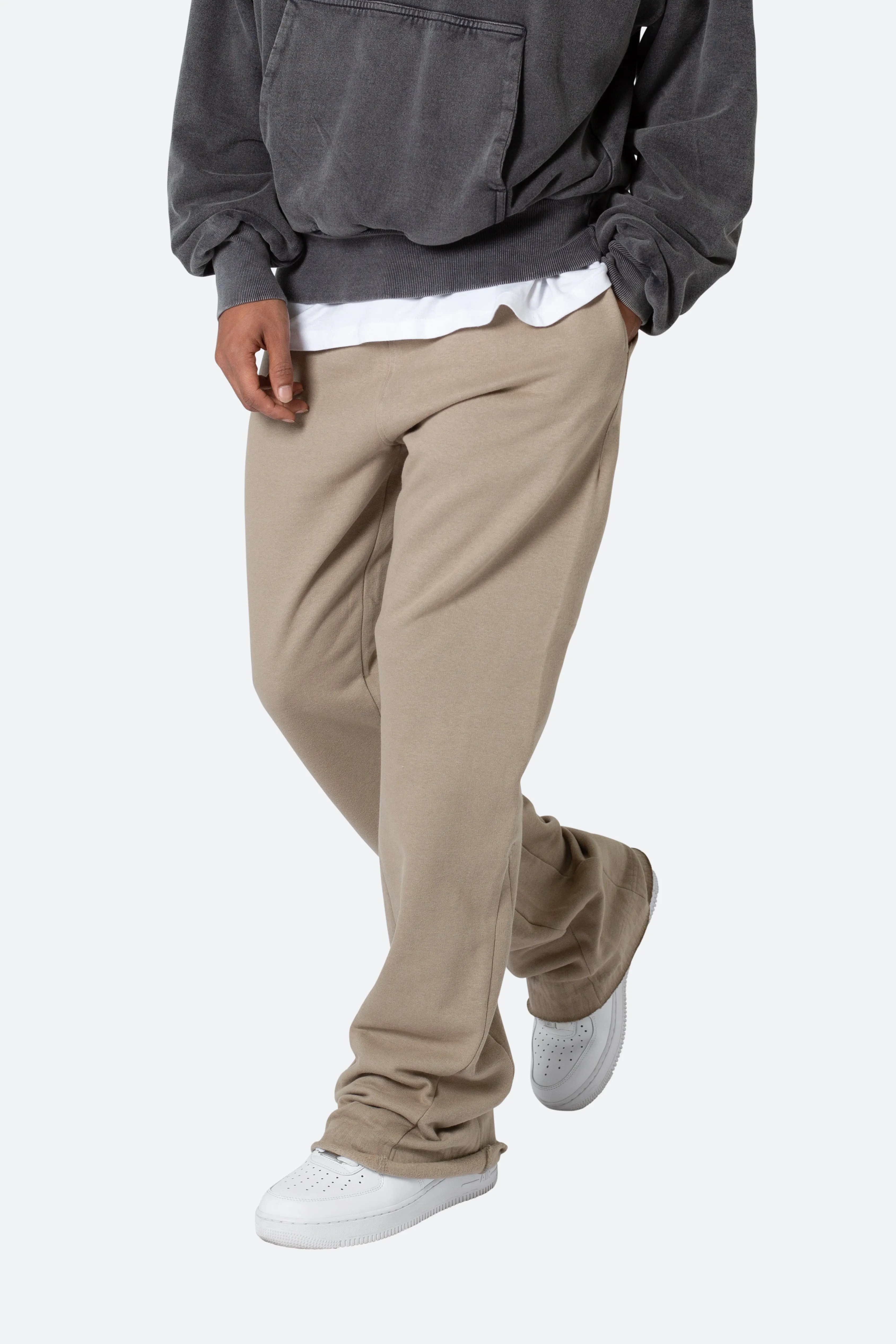 Bootcut Sweatpants - Earth sold by MNML product image thumbnail 2