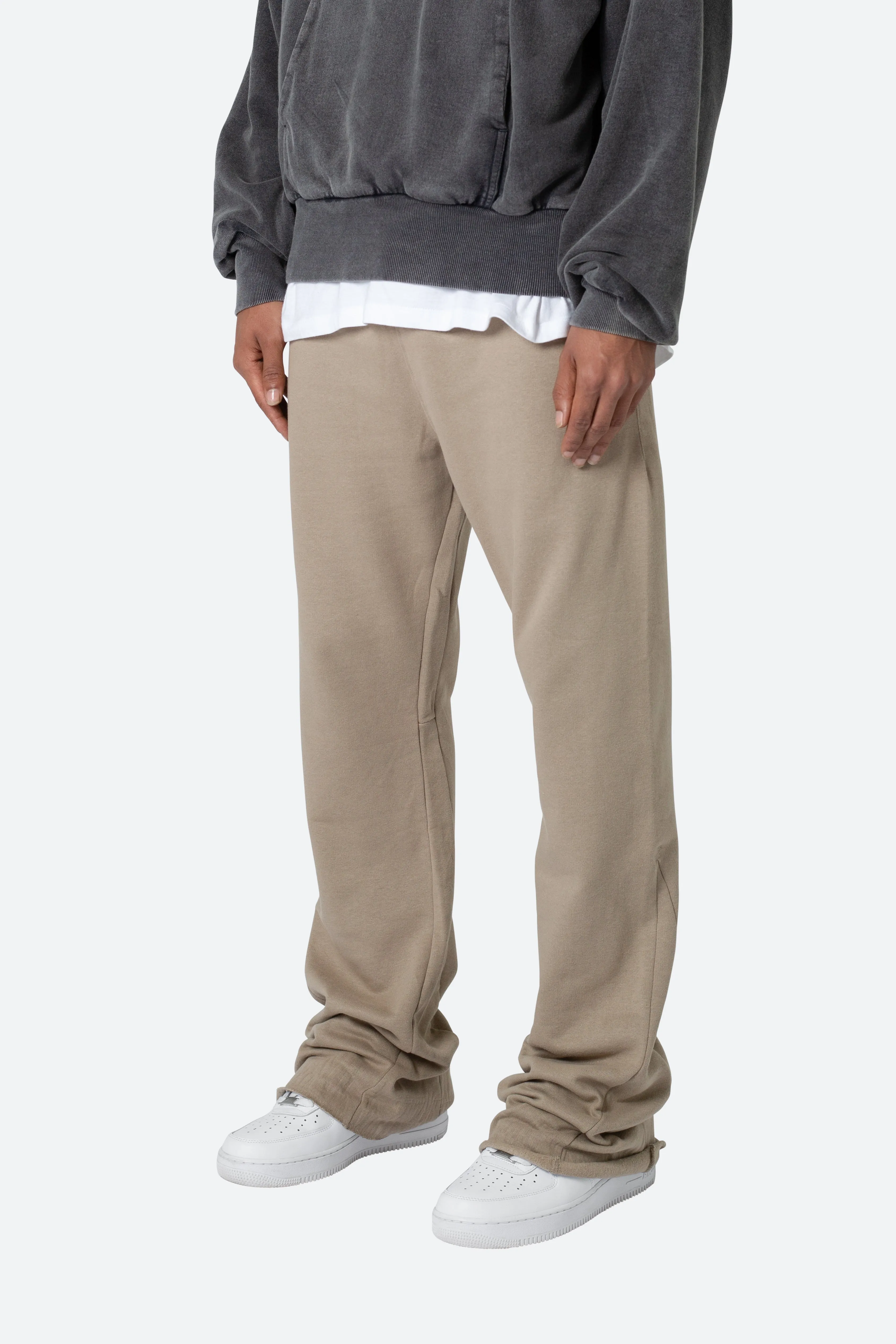 Bootcut Sweatpants - Earth sold by MNML product image thumbnail 4