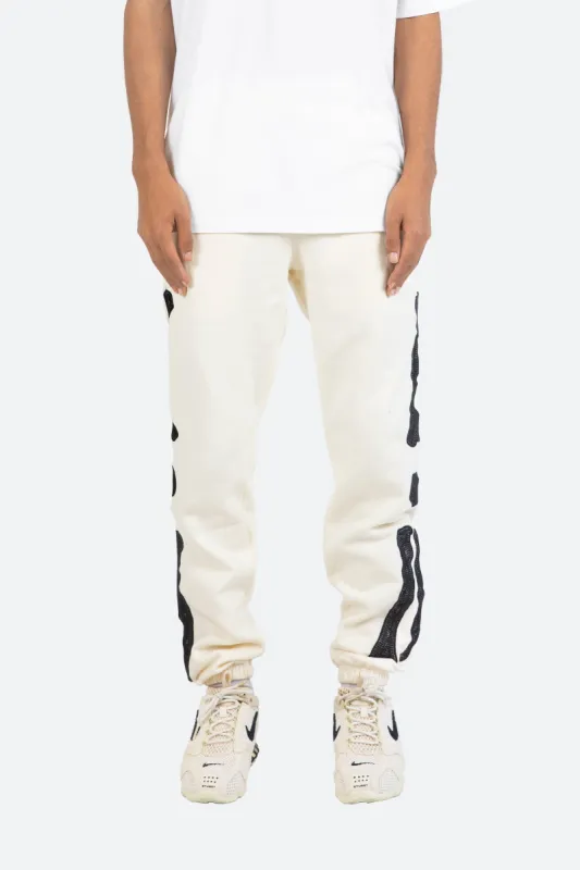 Skeleton Sweatpants - Off White sold by MNML