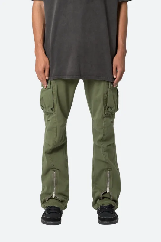 Bootcut Cargo Pants - Chocolate | Parallel