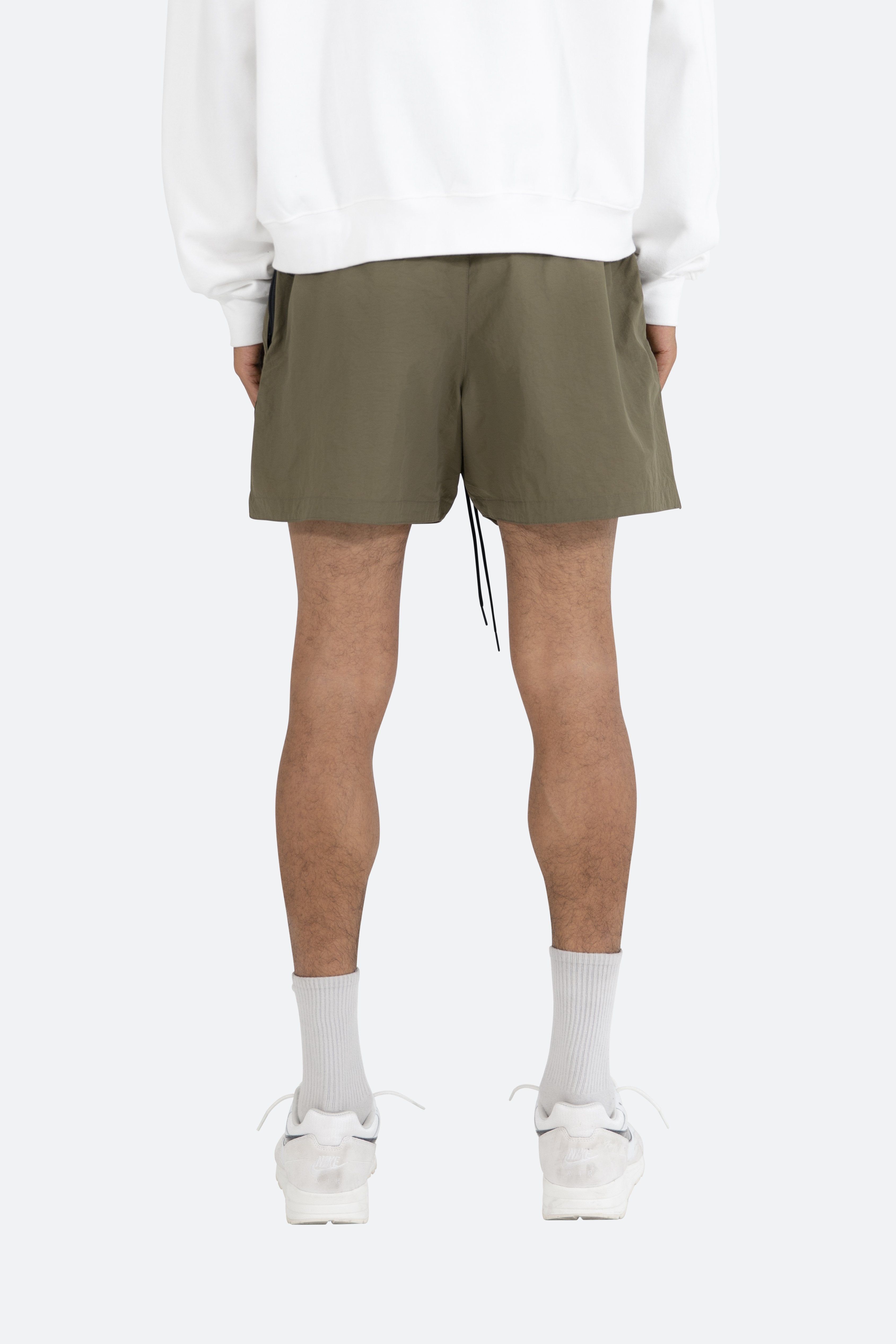 Basic Runner Shorts - Olive sold by MNML product image thumbnail 5