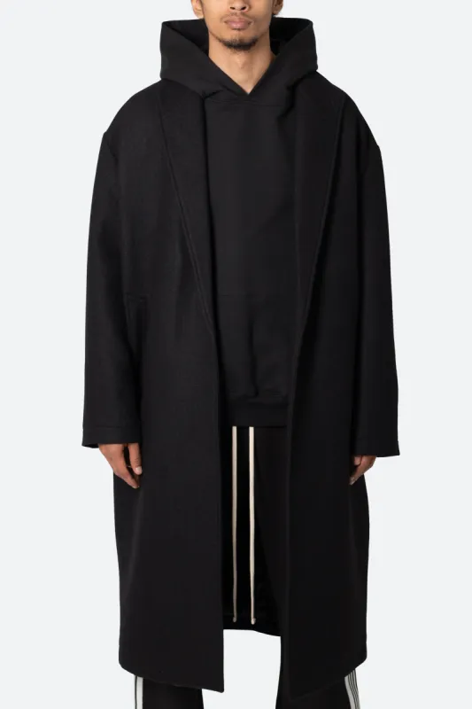 Wool Coat - Black sold by MNML