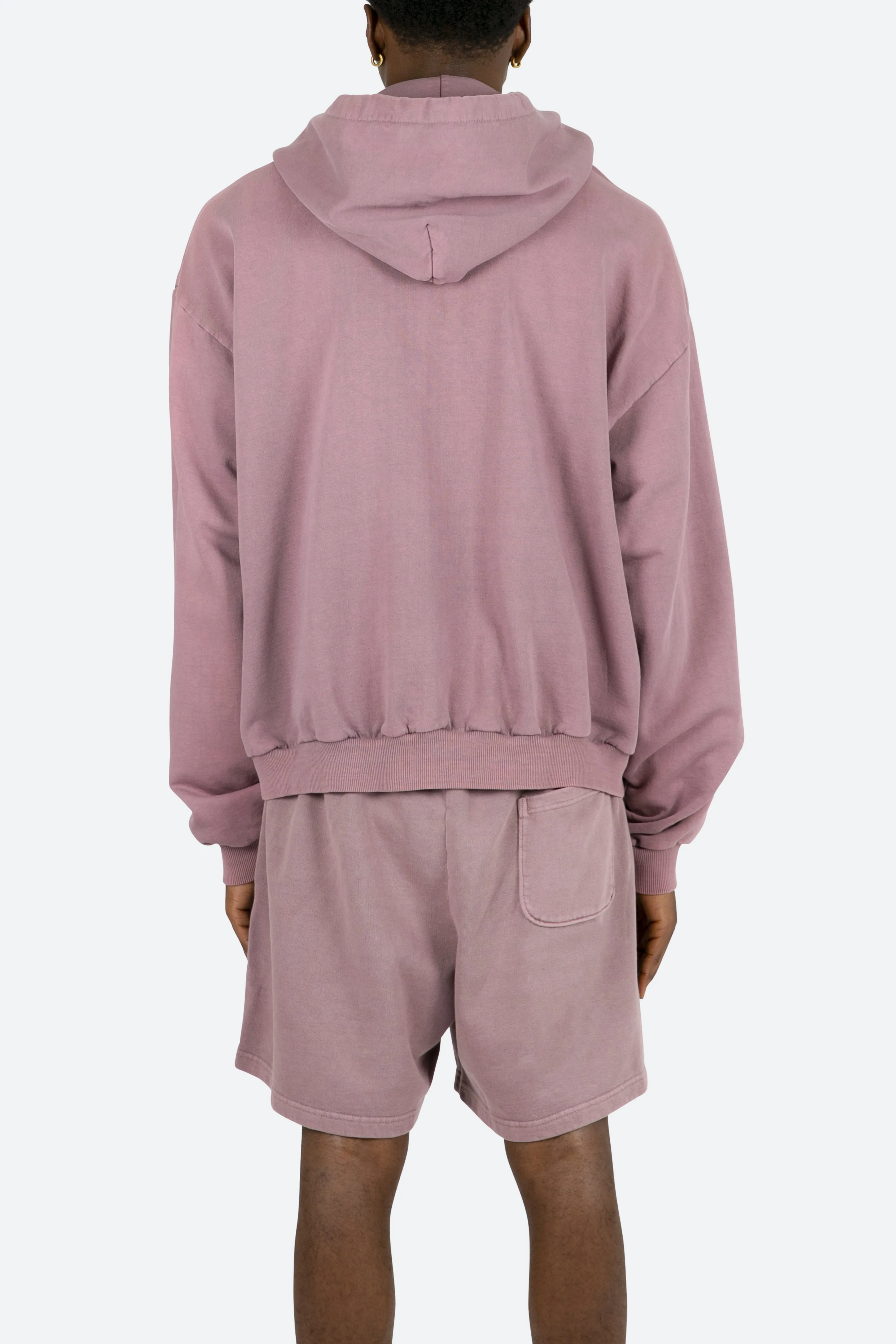 Vintage Cropped Hoodie - Purple sold by MNML product image thumbnail 5