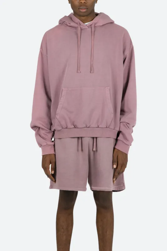 Vintage Cropped Hoodie - Purple sold by MNML