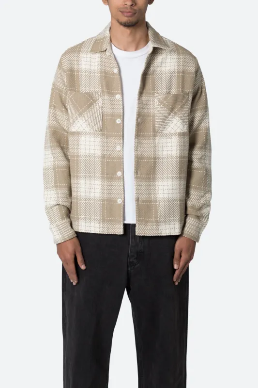 Classic Flannel Shirt - Earth sold by MNML