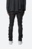 X566 Skinny Leather Lace-Up Pants - Black sold by MNML