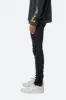 X566 Skinny Leather Lace-Up Pants - Black sold by MNML