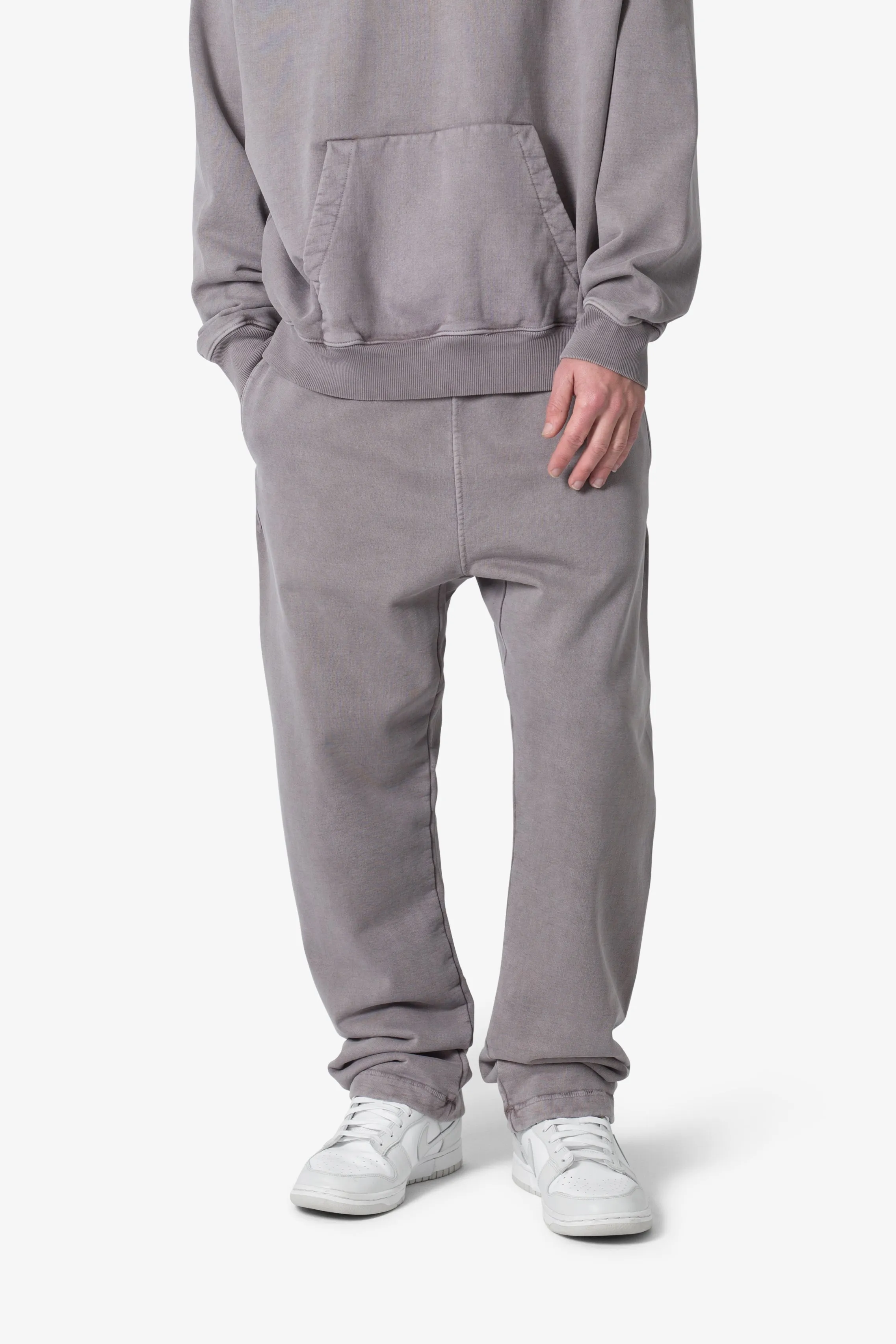 Heavy Relaxed Every Day Sweatpants - Washed Mauve sold by MNML product image thumbnail 3
