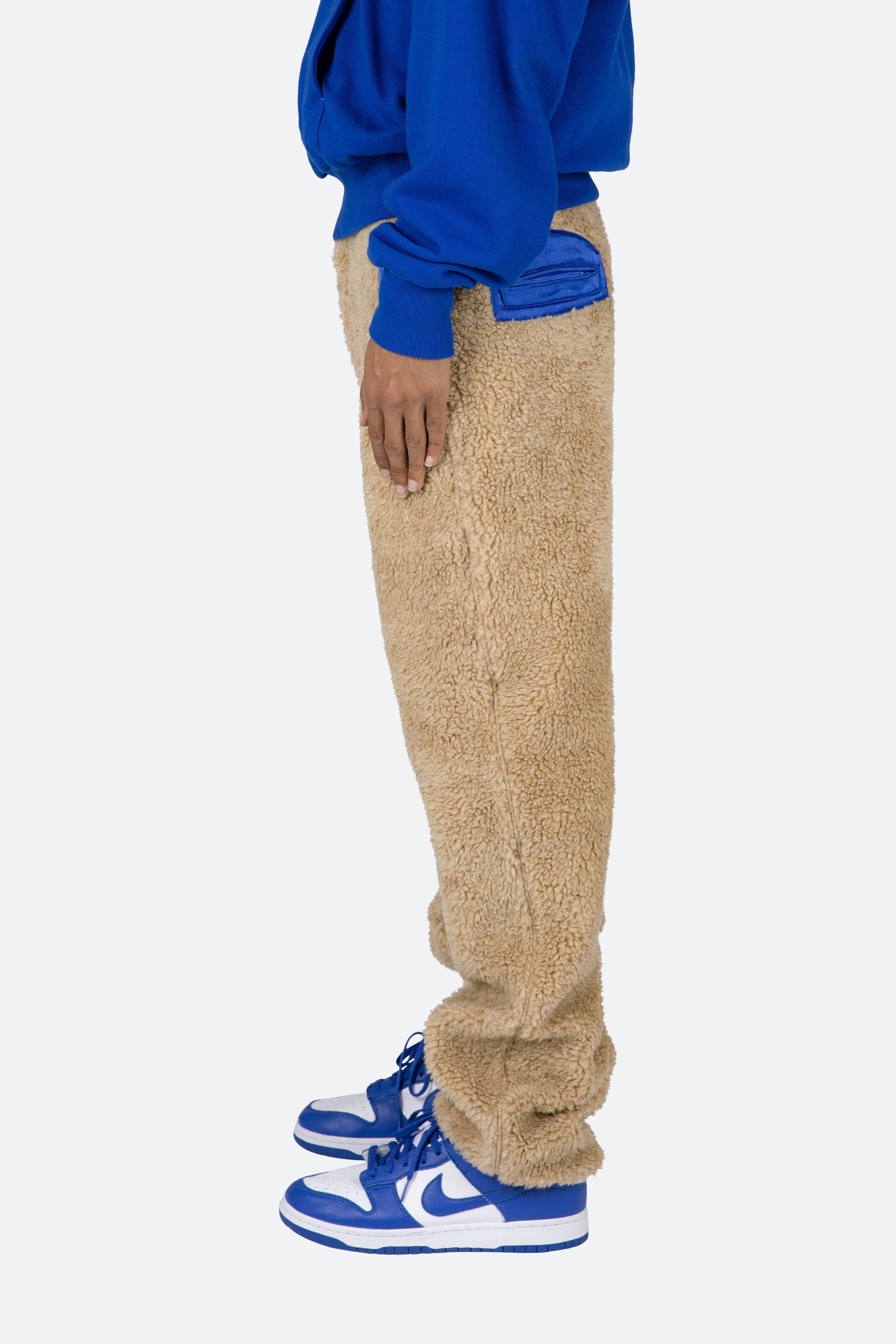 Faux Fur Pants - Off White sold by MNML product image thumbnail 4