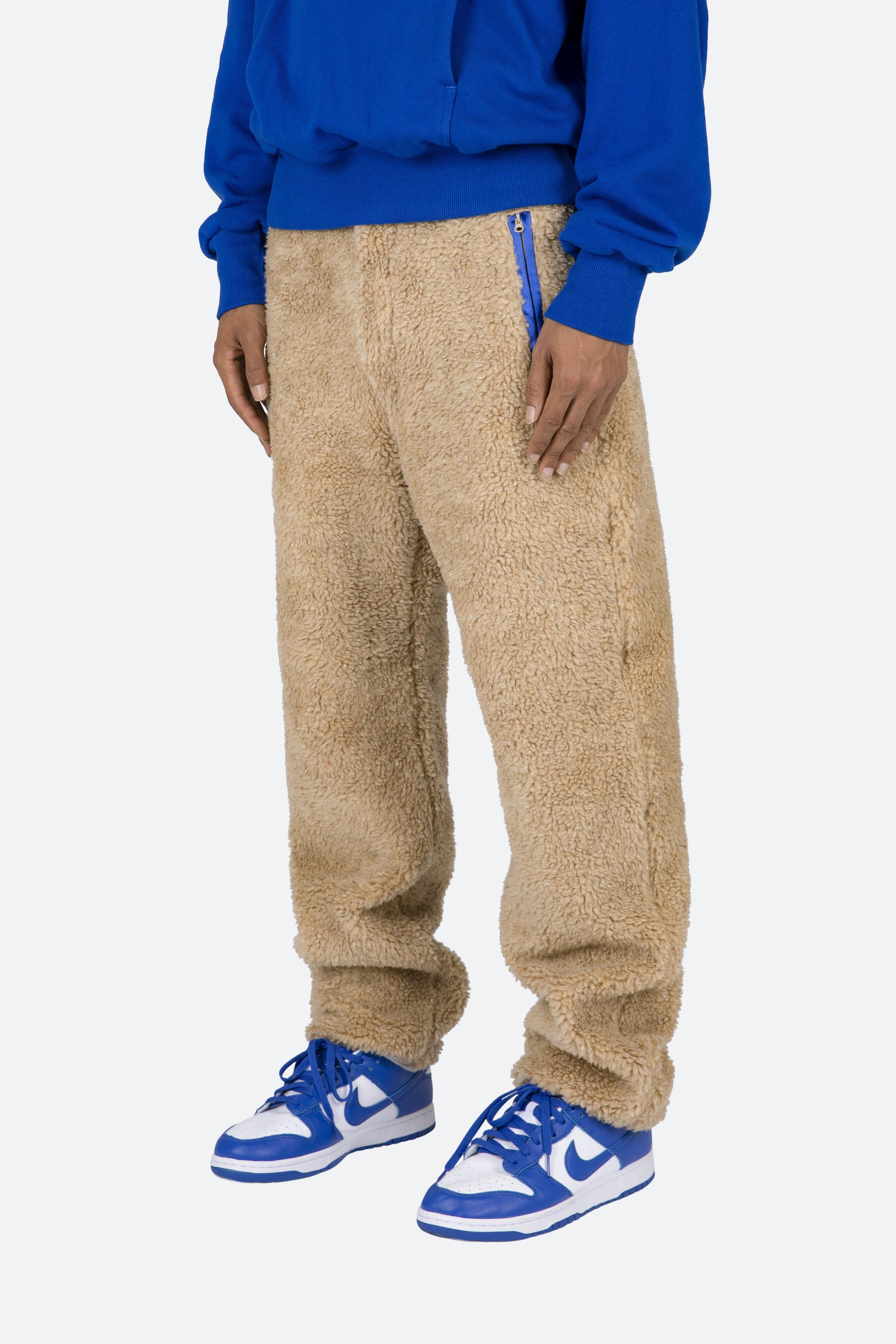 Faux Fur Pants - Off White sold by MNML product image thumbnail 3