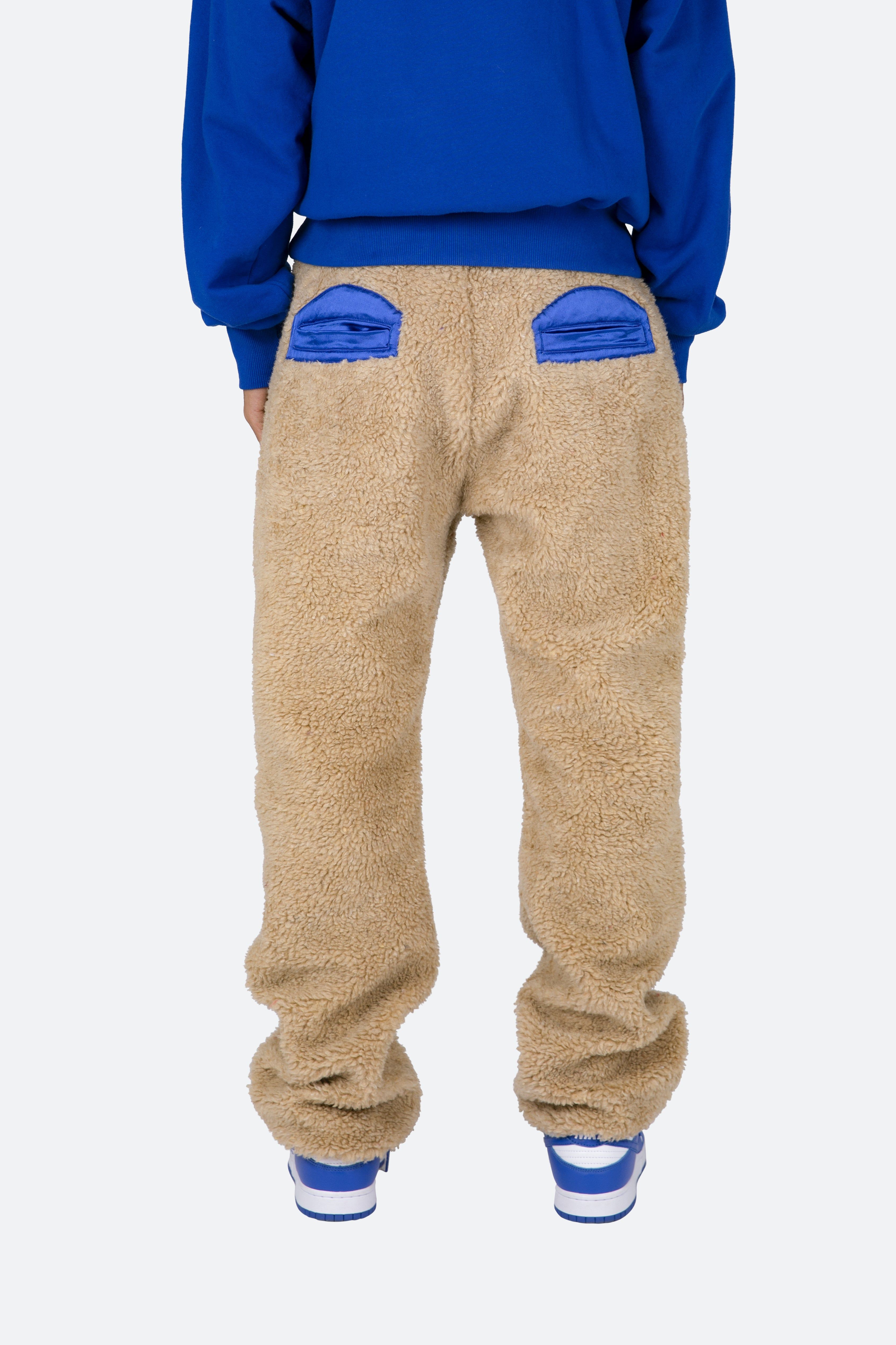 Faux Fur Pants - Off White sold by MNML product image thumbnail 5