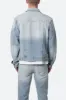 Western Crosshatch Trucker Jacket - Blue sold by MNML