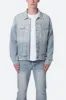 Western Crosshatch Trucker Jacket - Blue sold by MNML