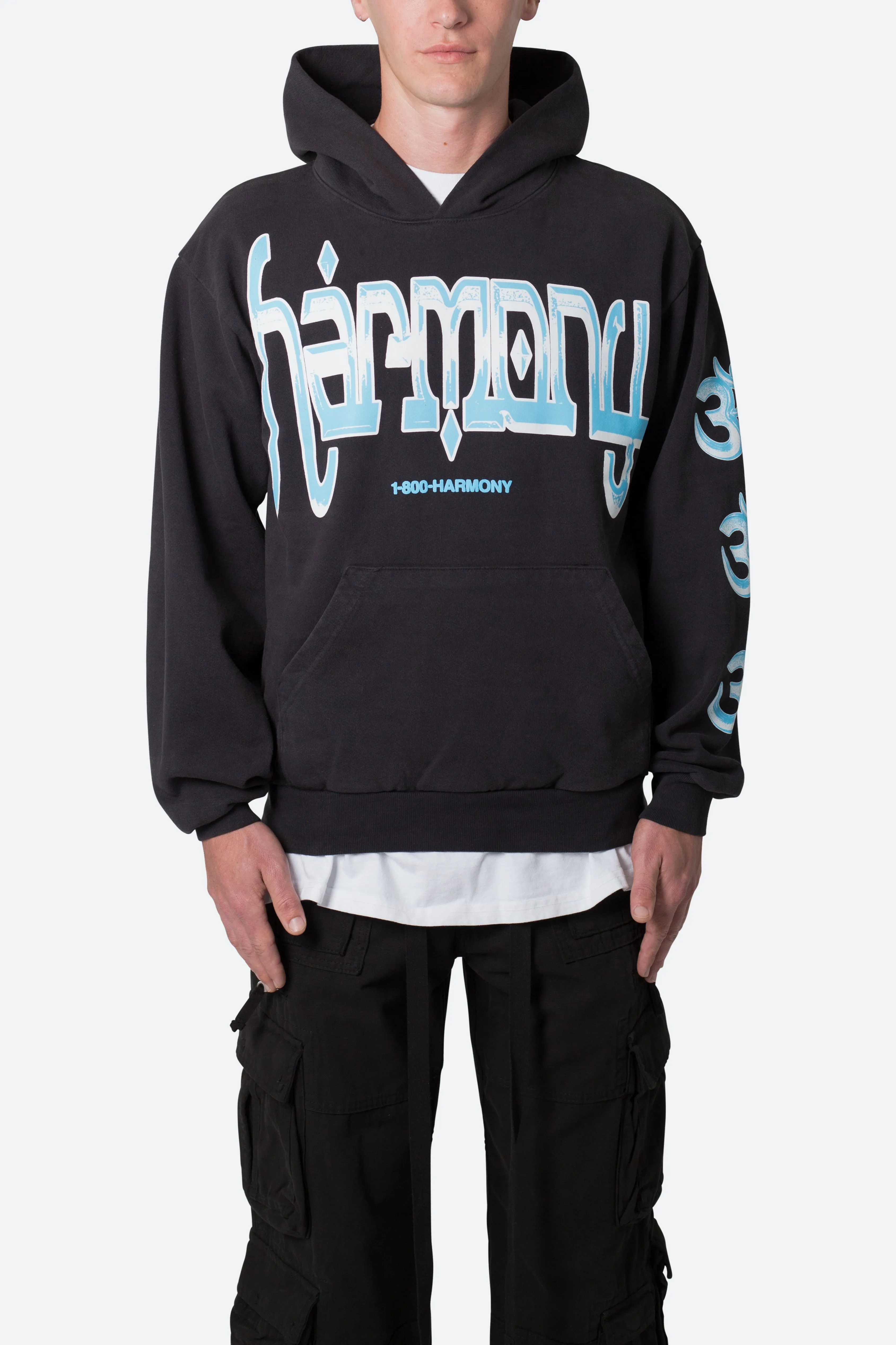 Discover Harmony Hoodie - Off Black sold by MNML product image thumbnail 2