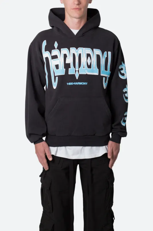 Discover Harmony Hoodie - Off Black sold by MNML