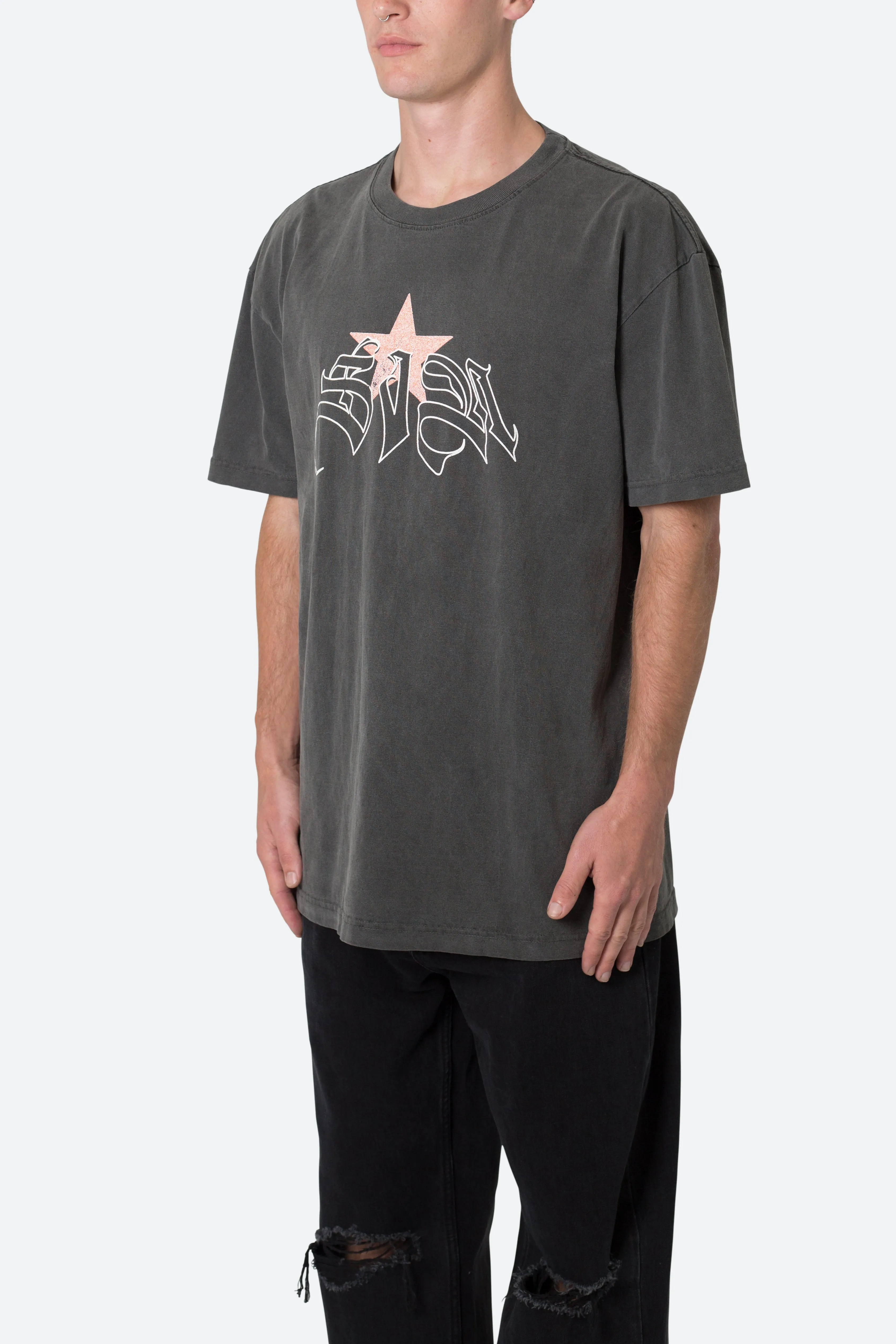 Sin Tee - Washed Black sold by MNML product image thumbnail 5