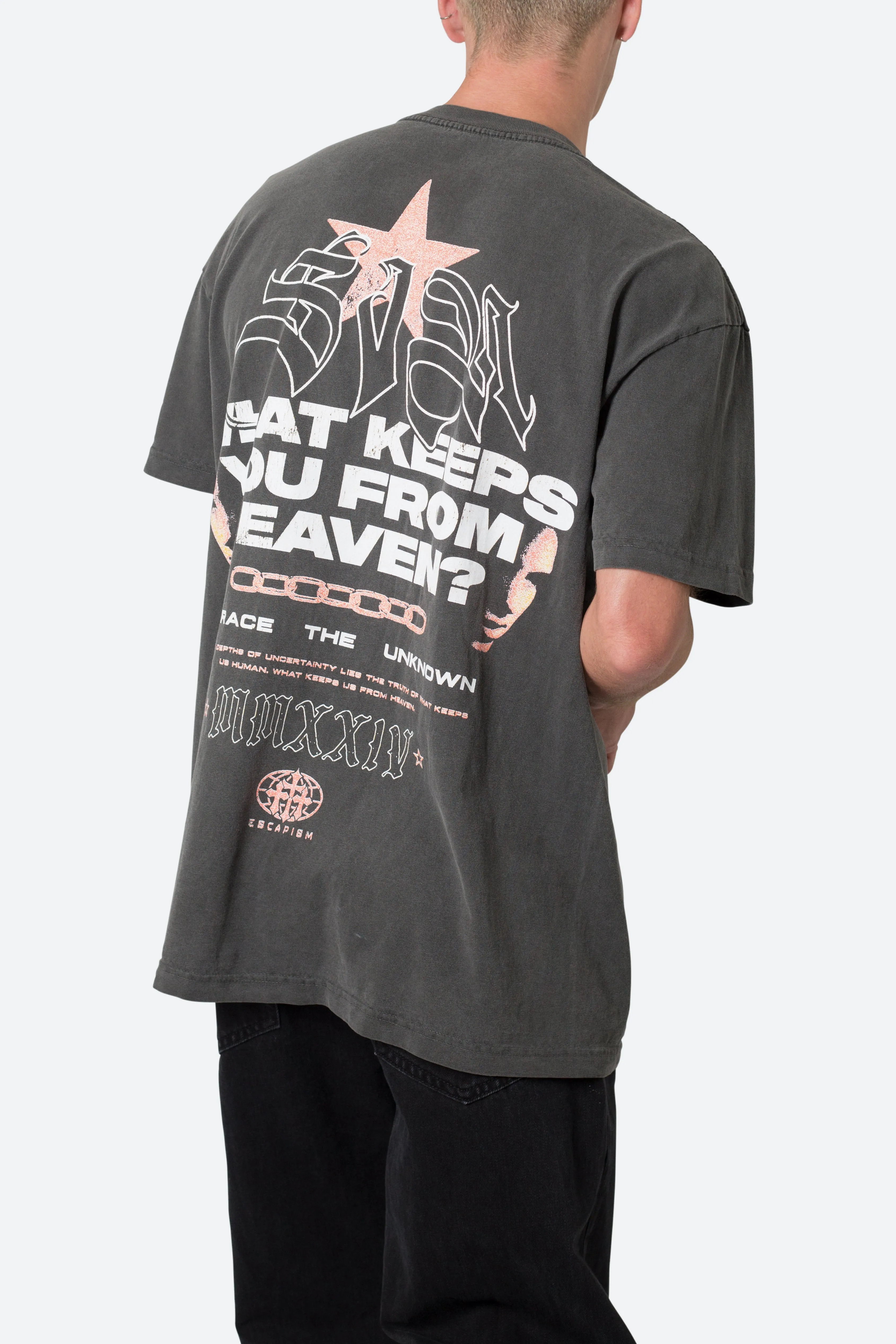 Sin Tee - Washed Black sold by MNML product image thumbnail 4