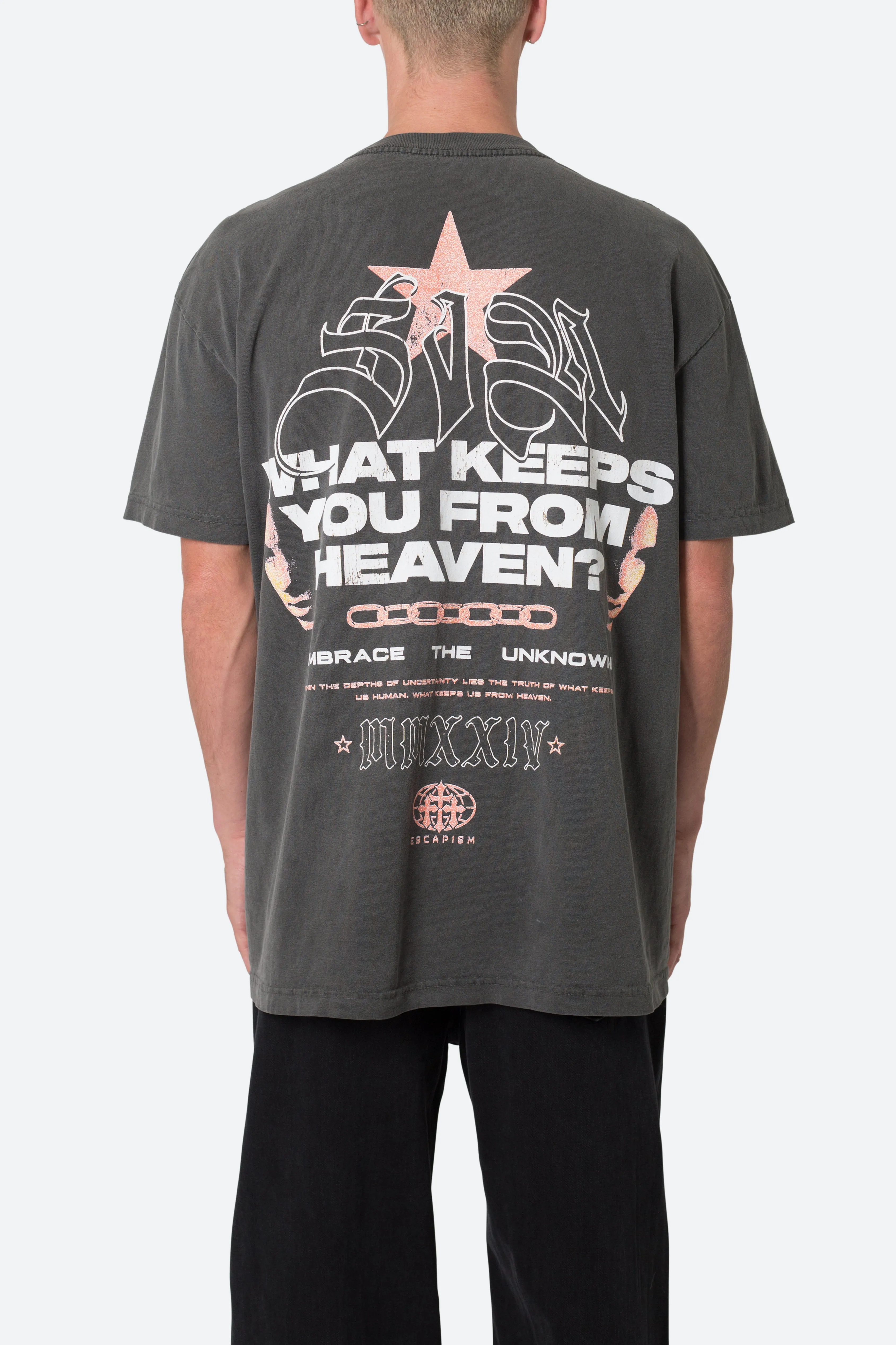 Sin Tee - Washed Black sold by MNML product image thumbnail 3