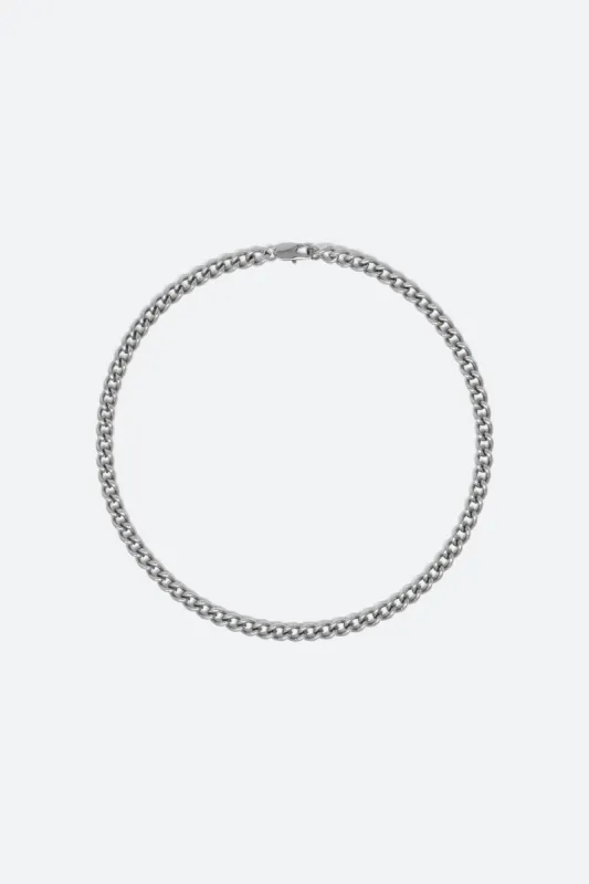 A6 Short Cuban Chain - Silver sold by MNML