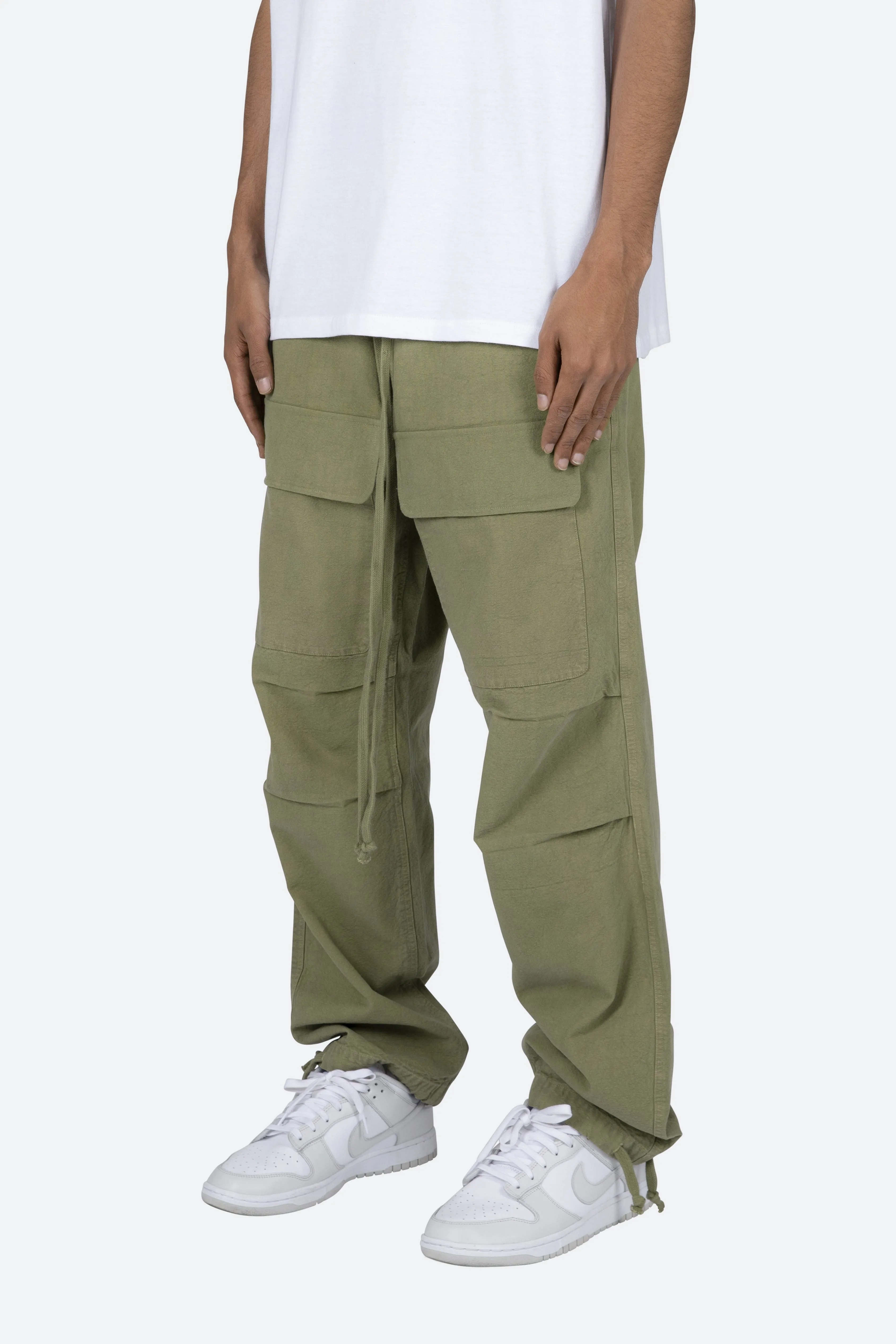 Utility Cargo Pants - Olive sold by MNML product image thumbnail 3