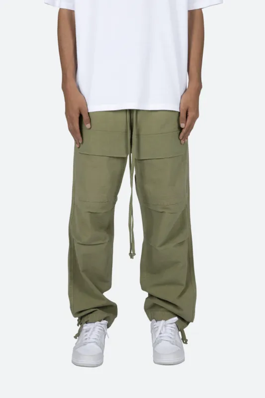 Utility Cargo Pants - Olive sold by MNML