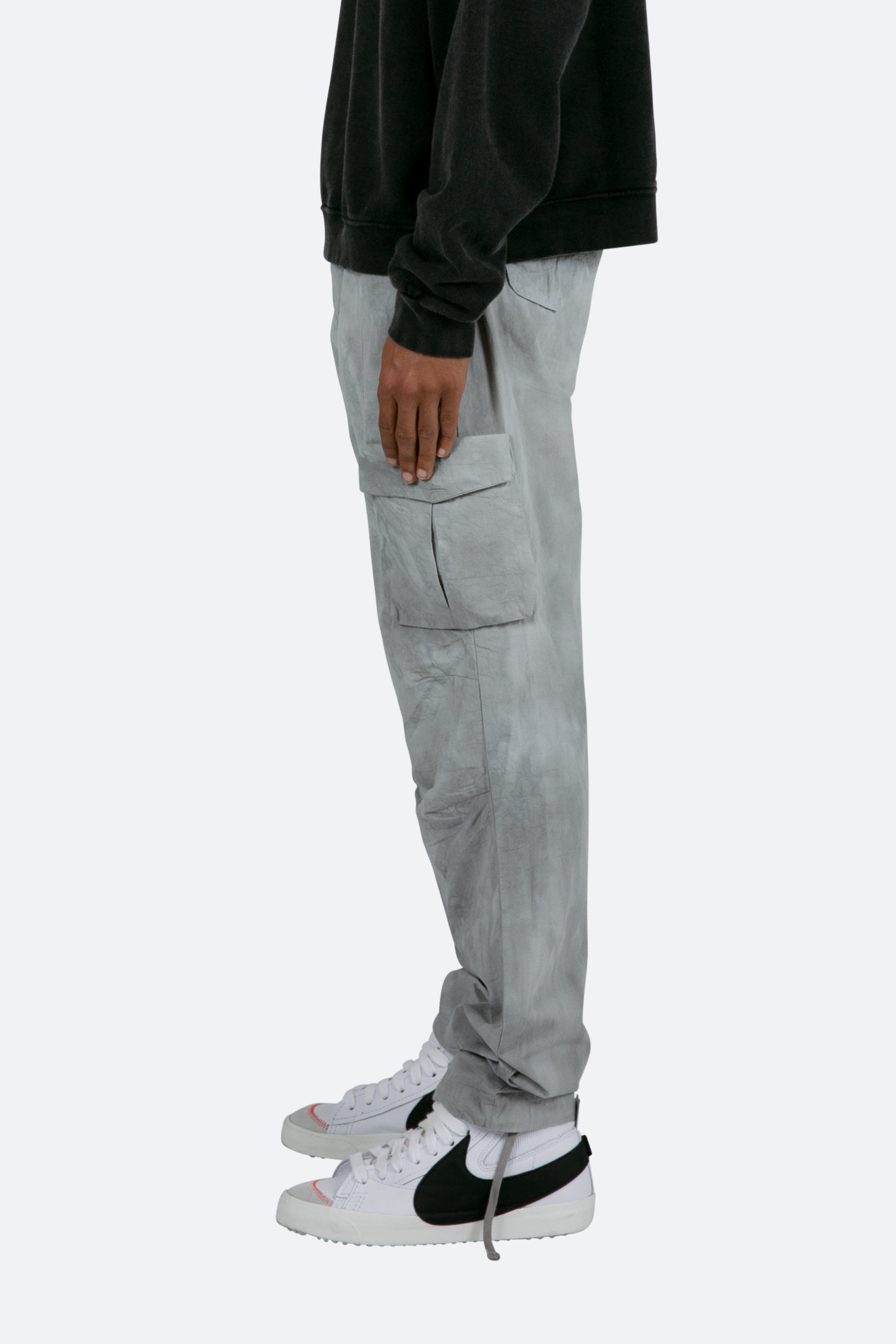 Washed Camo Cargo Pants - Grey/White sold by MNML product image thumbnail 5