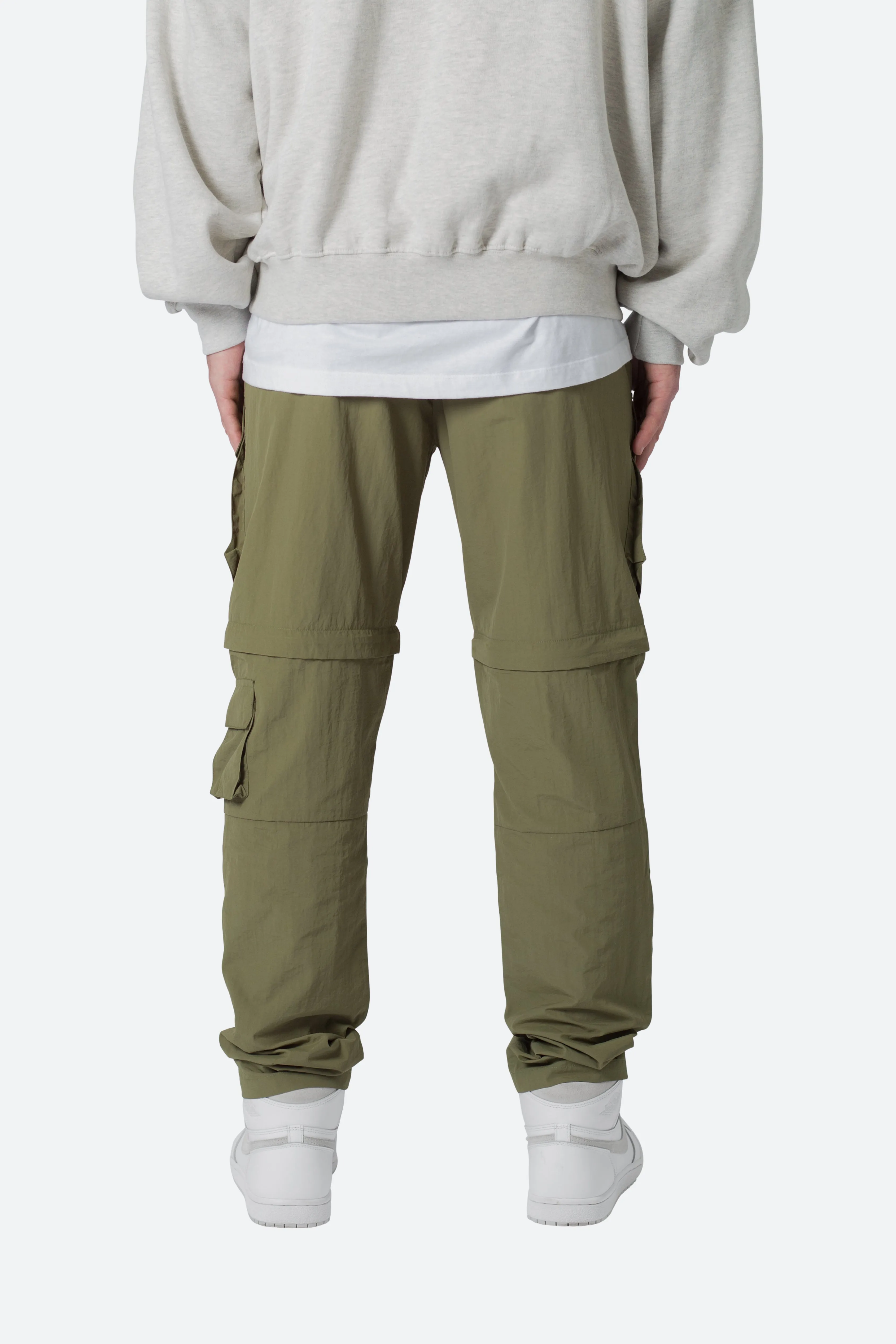 Nylon Cargo Traveler Pants - Olive sold by MNML product image thumbnail 5