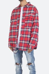 Plaid Work Jacket - Red/Blue sold by MNML