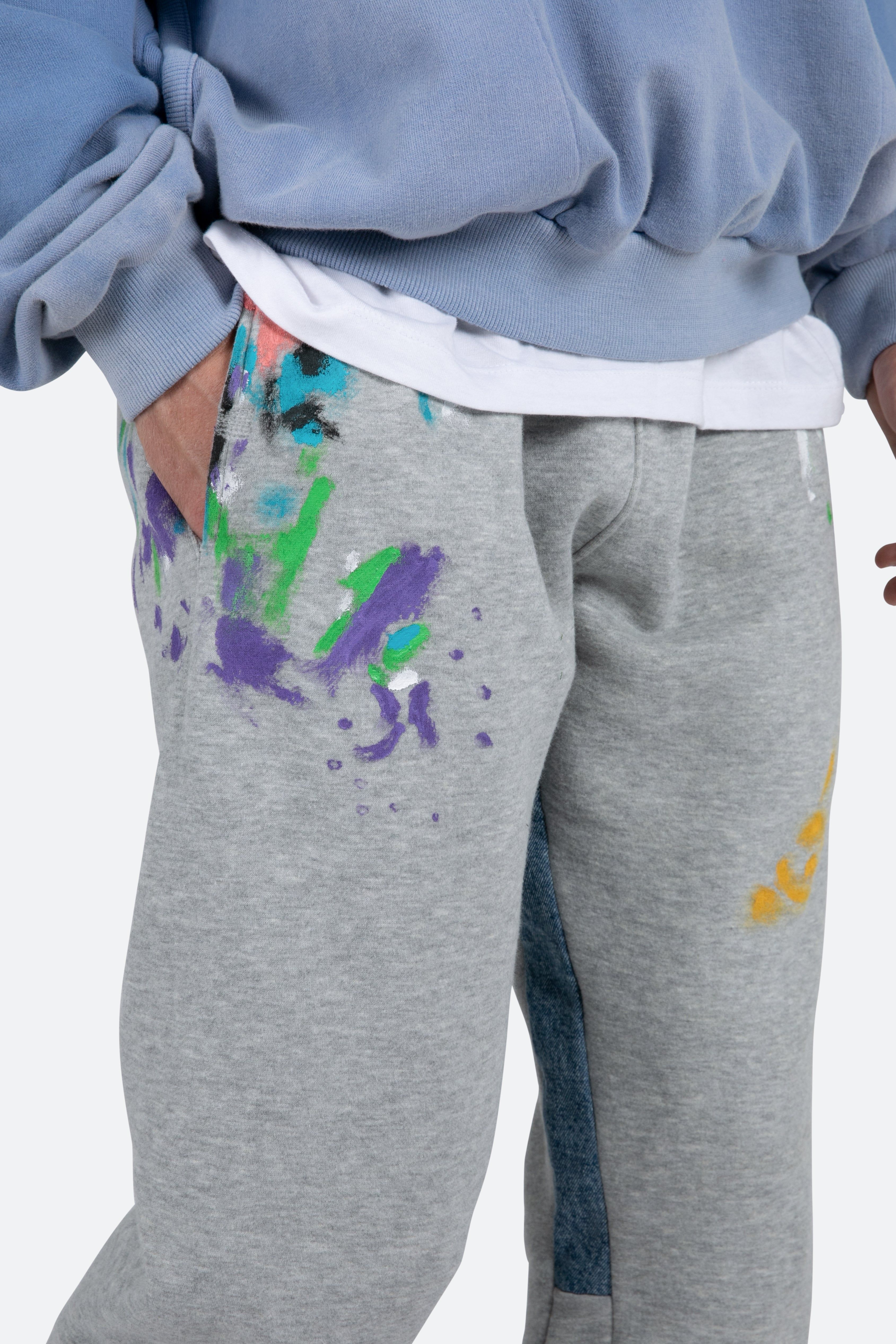 Contrast Bootcut II Sweatpants - Grey sold by MNML product image thumbnail 8