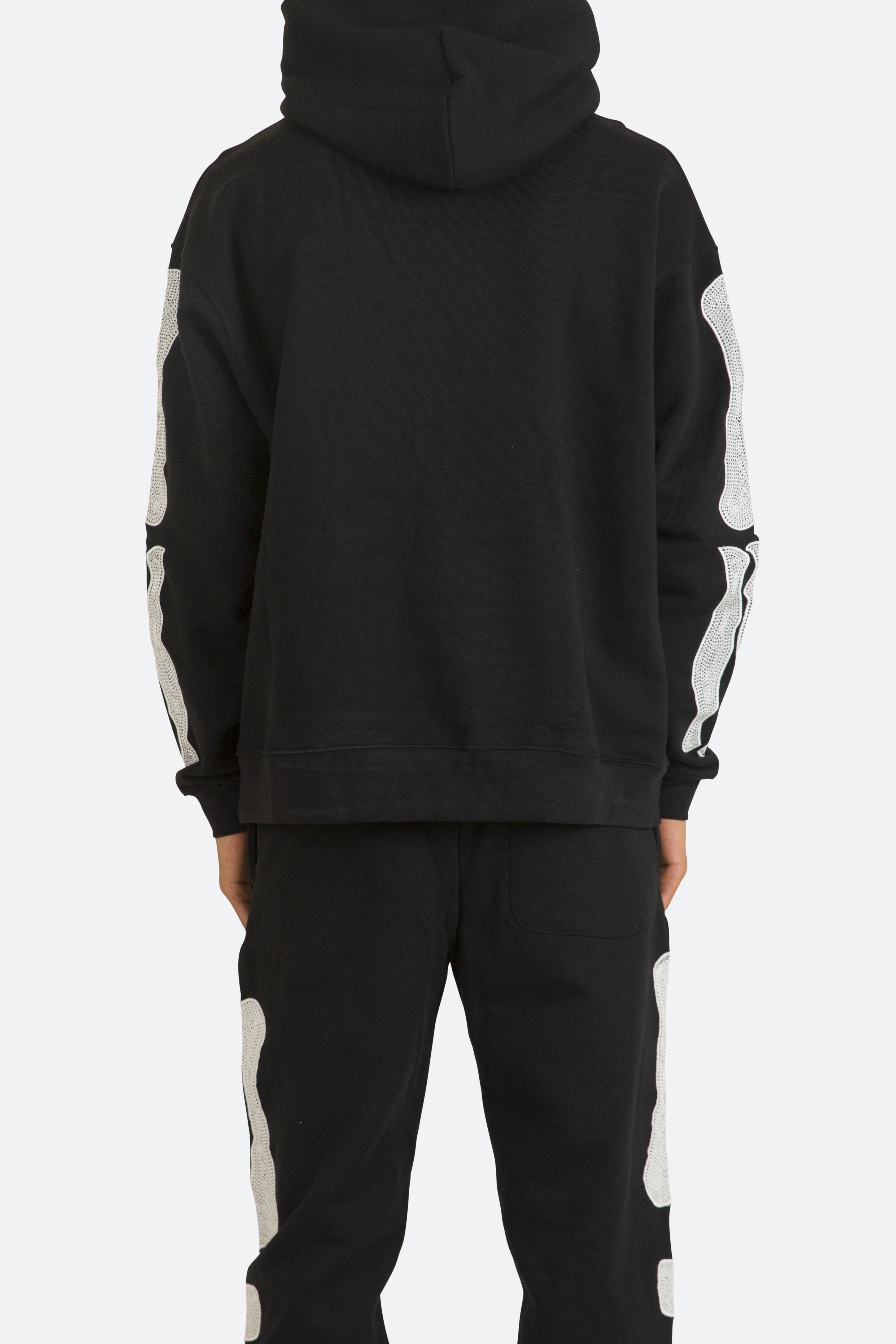 Skeleton Hoodie - Black sold by MNML product image thumbnail 4