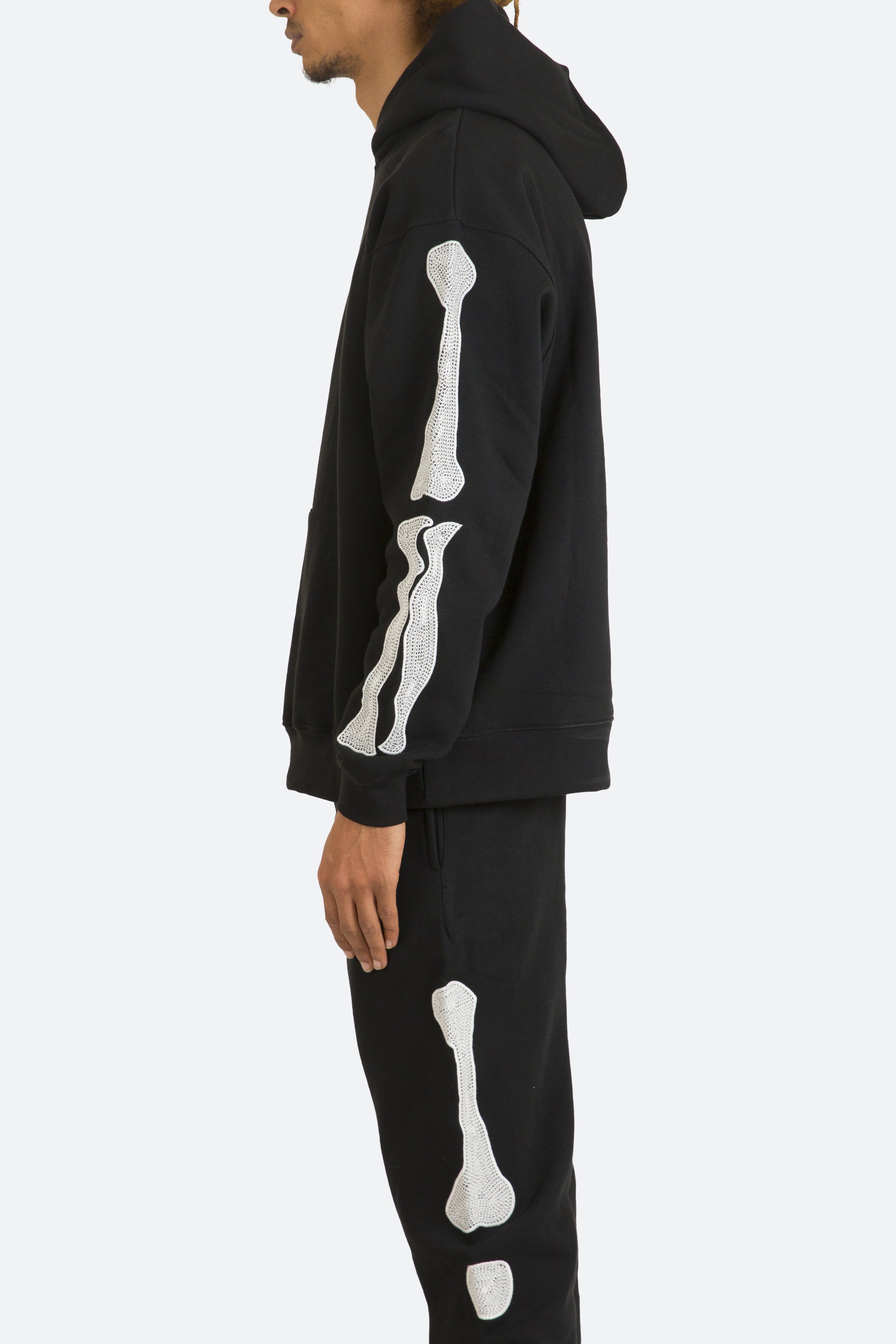 Skeleton Hoodie - Black sold by MNML product image thumbnail 5