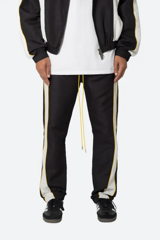Race Track Pants - Black/White sold by MNML