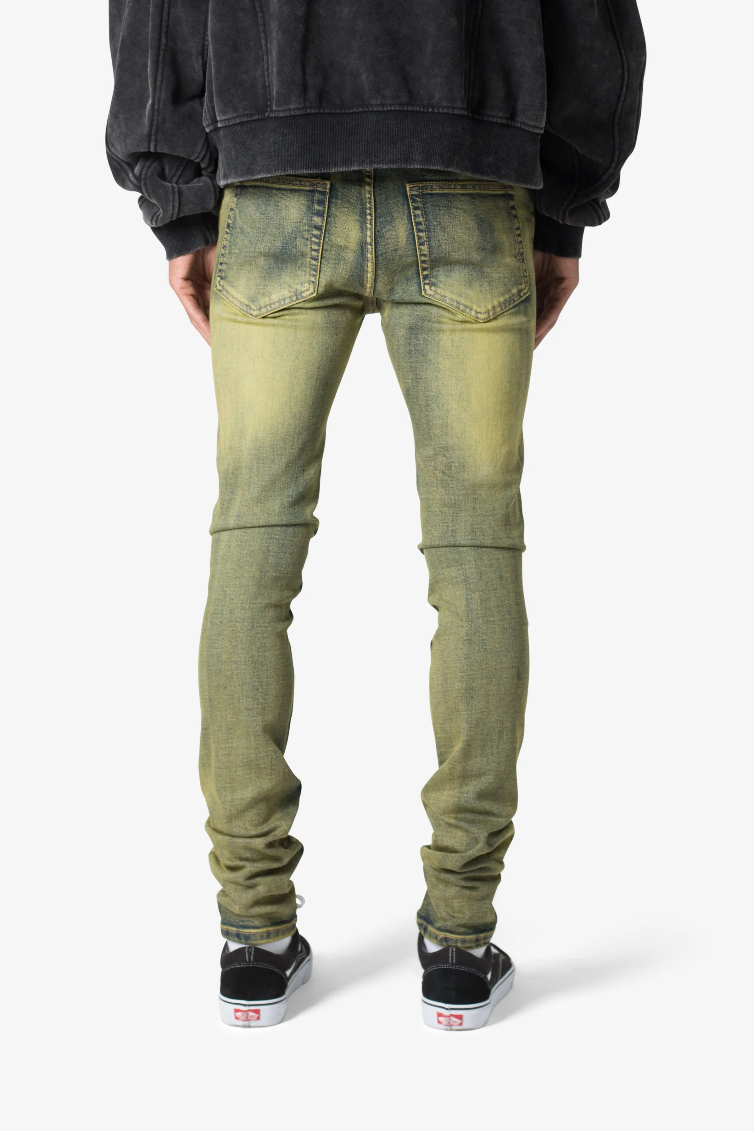 X609 Algae Skinny Denim - Green sold by MNML product image thumbnail 5