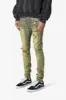 X609 Algae Skinny Denim - Green sold by MNML