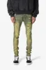 X609 Algae Skinny Denim - Green sold by MNML