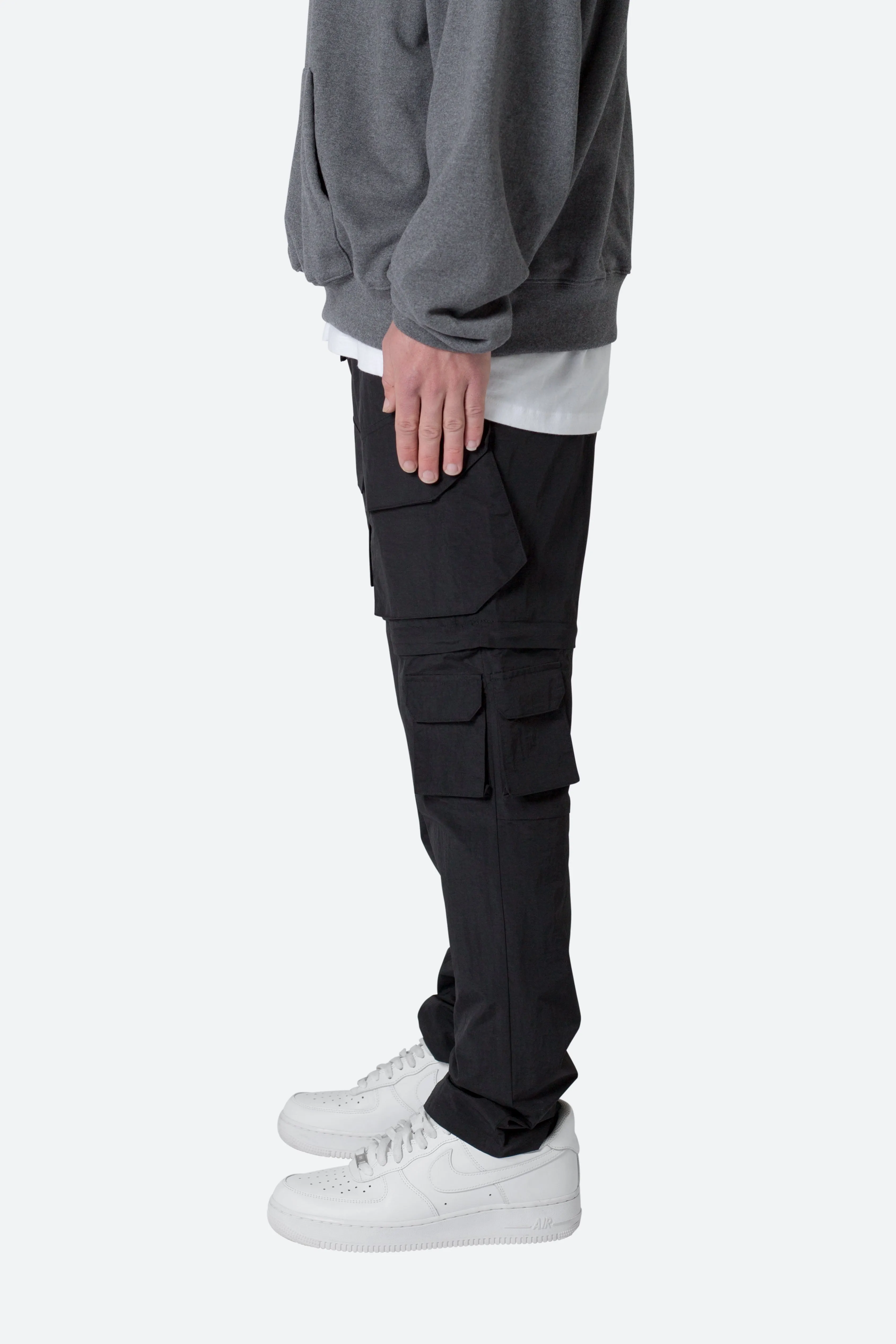 Nylon Cargo Traveler Pants - Black sold by MNML product image thumbnail 5