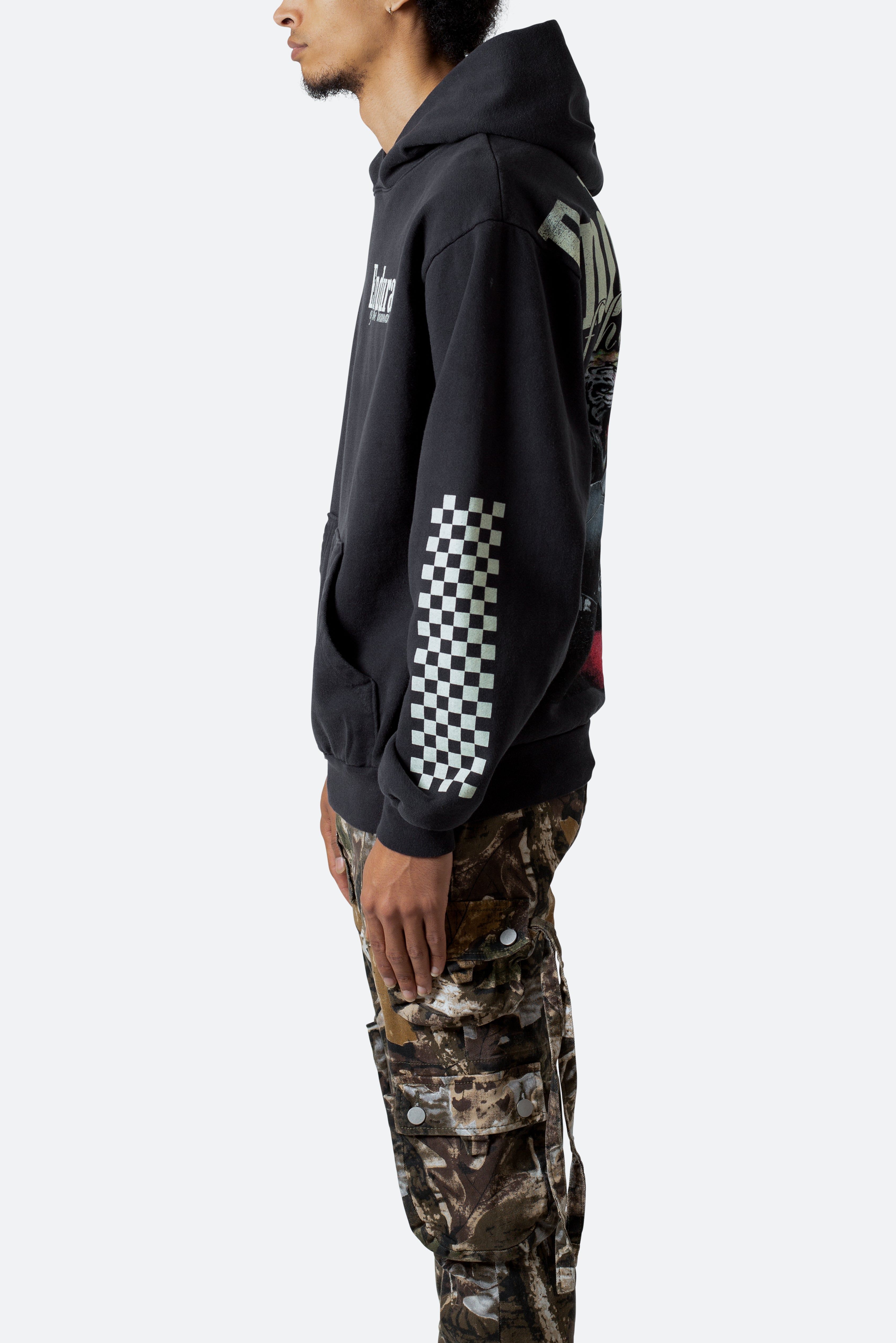 Endurance Hoodie - Off Black sold by MNML product image thumbnail 4