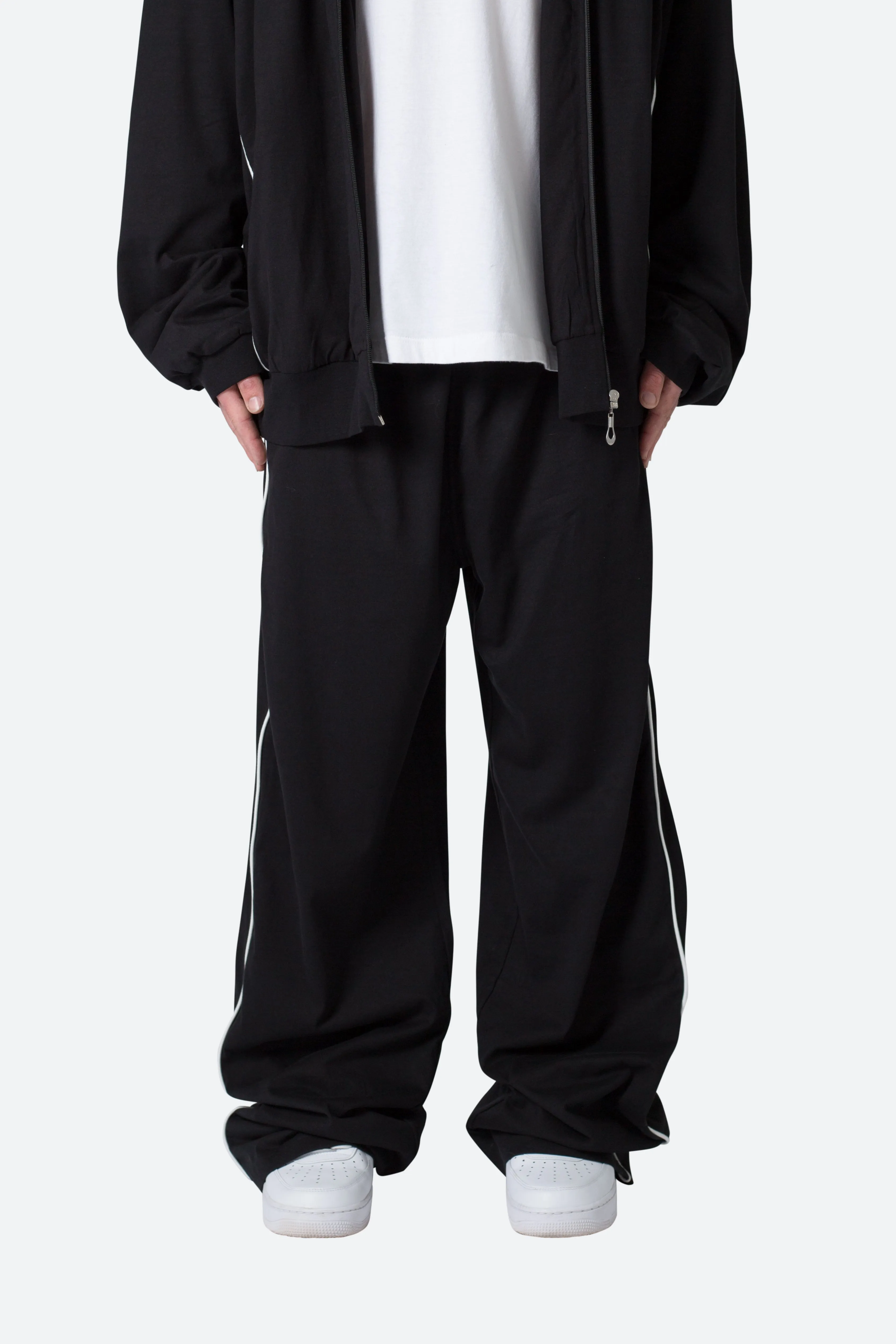 Oversized Jersey Track Pants - Black sold by MNML