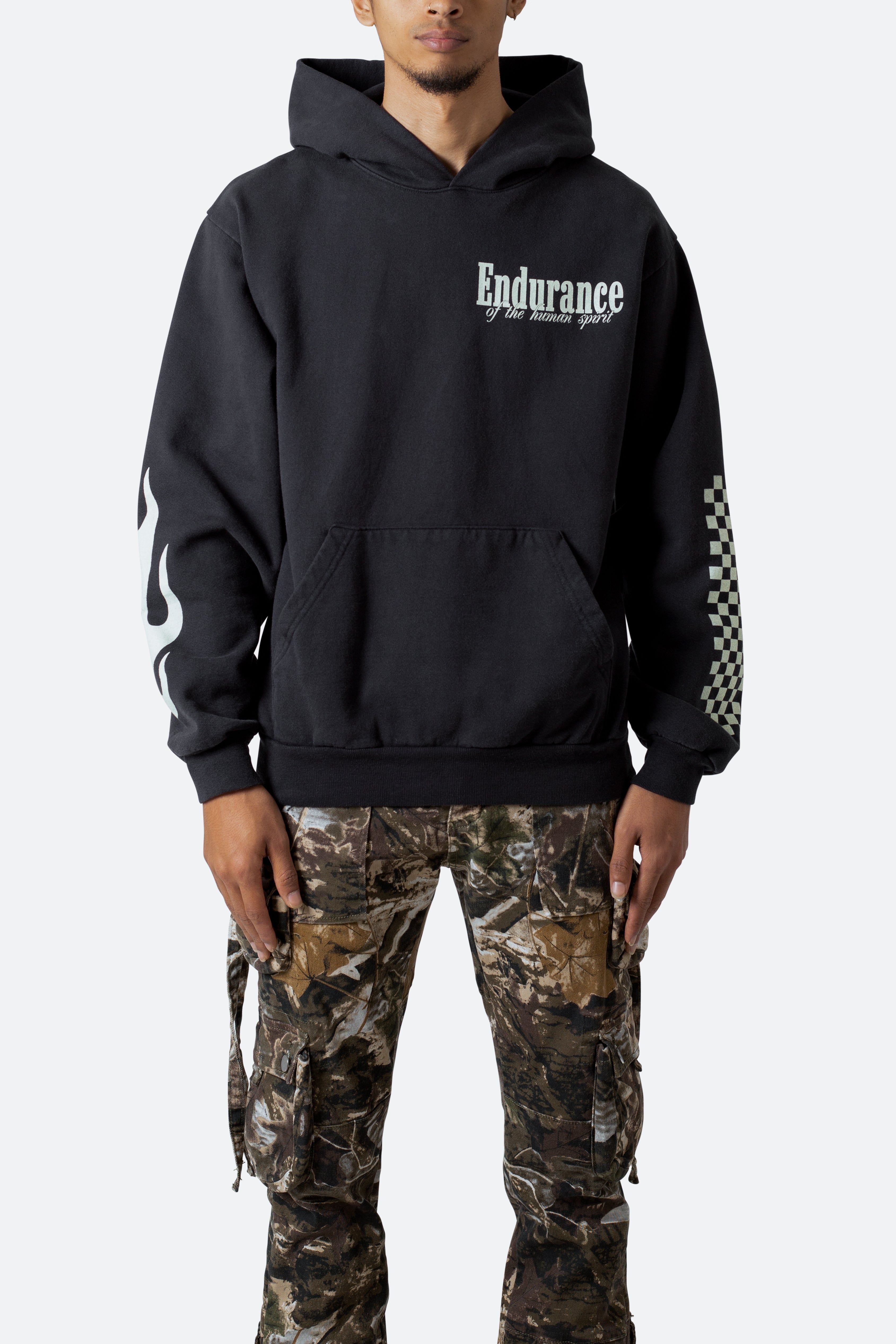 Endurance Hoodie - Off Black sold by MNML