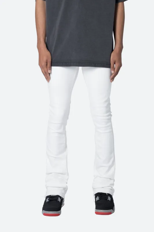 X514 Skinny Stacked Denim - White sold by MNML